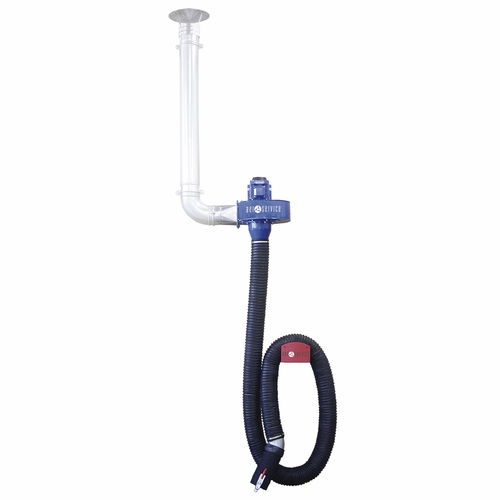 Sistema di aspirazione per gas di scarico per automobile - APT TRUCK - AERSERVICE EQUIPMENTS SRL - per officina / per garage / da parete