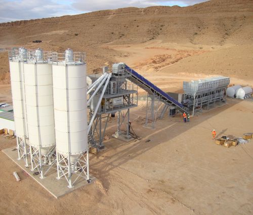 Centrale di betonaggio stazionario - CTT  - ARCEN ENGENHARIA, S.A. - orizzontale