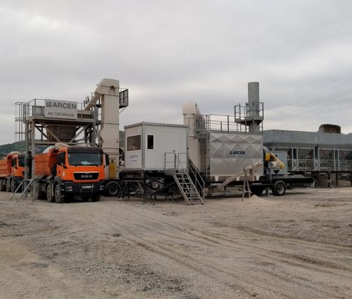 Impianto di produzione d'asfalto mobile - AC_M - ARCEN ENGENHARIA, S.A. - continuo