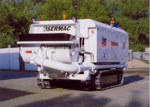 Pompa per calcestruzzo cingolata - 80 m³/h | STAR 8" SCM80CHP - SERMAC S.p.A. - per cantiere