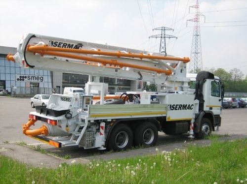 Pompa autocarrata per calcestruzzo per cantiere - 130 - 184 m³/h, max. 31.6 m | SIRIO 4R32 - SERMAC S.p.A.