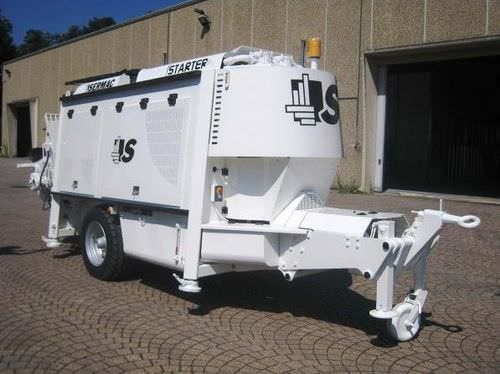 Pompa per calcestruzzo montata su rimorchio - 80 - 120 m³/h | STAR 8" series - SERMAC S.p.A. - per cantiere