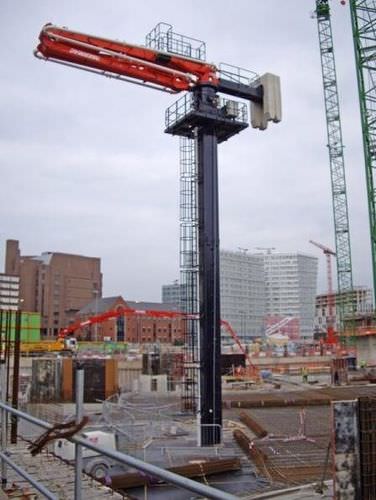Braccio di distribuzione per calcestruzzo - ø 125 mm, 4 m | BS series - SERMAC S.p.A.