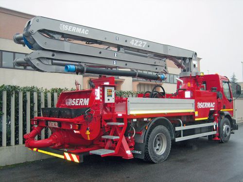 Pompa autocarrata per calcestruzzo per cantiere - 130 - 184 m³/h, max. 26.4 m | ZENITH 4Z27 - SERMAC S.p.A.