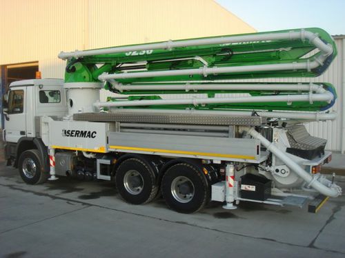 Pompa autocarrata per calcestruzzo per cantiere - 130 - 184 m³/h, max. 35.3 m | ZENITH 5Z36 - SERMAC S.p.A.