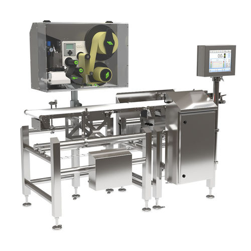 Selezionatrice ponderale per etichette - DWM HPE series - RADWAG - per l'industria agroalimentare / con comando touch screen