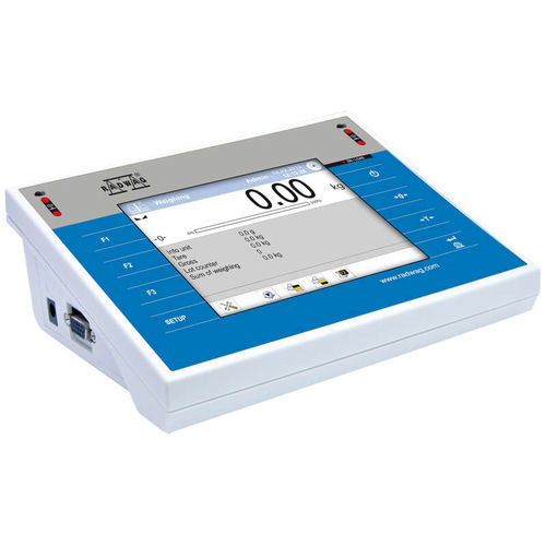 Terminale di pesatura display LCD - PUE 7.1 series - RADWAG - con touch screen / benchtop / ad incastro