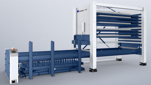 Magazzino di stoccaggio automatico verticale - TruStore 1000 series - TRUMPF machines & systems - per lamiera / di pallets / compatto