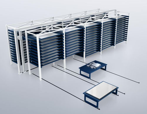 Magazzino di stoccaggio automatico verticale - STOPA - TRUMPF machines & systems