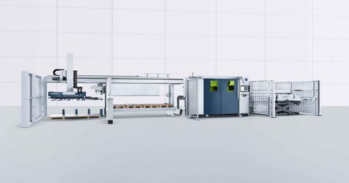 Macchina da taglio laser a fibra - TruMatic 5000 - TRUMPF machines & systems - a laser a stato solido / con matrice / per alluminio