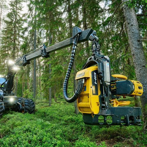 Braccio articolato per abbattitrice forestale - Active Crane - PONSSE