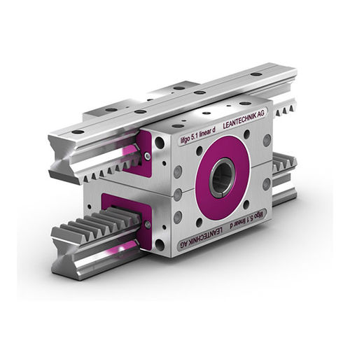Ingranaggio a cremagliera e pignone a rulli - lifgo® linear double - LEANTECHNIK AG
