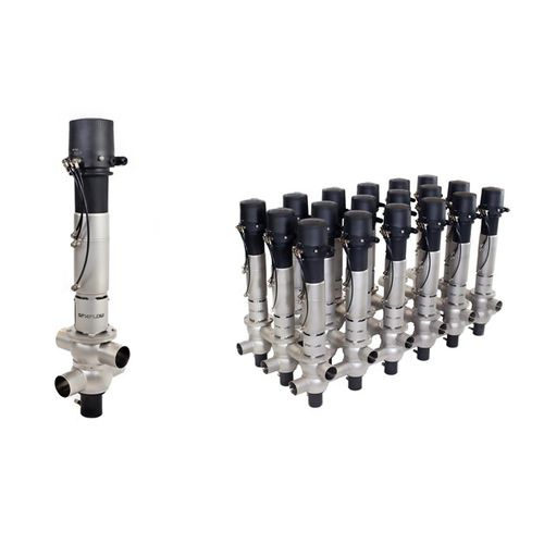 Valvola a pistone - D4 series - APV - pneumatica / anti mescolamento / bloccante
