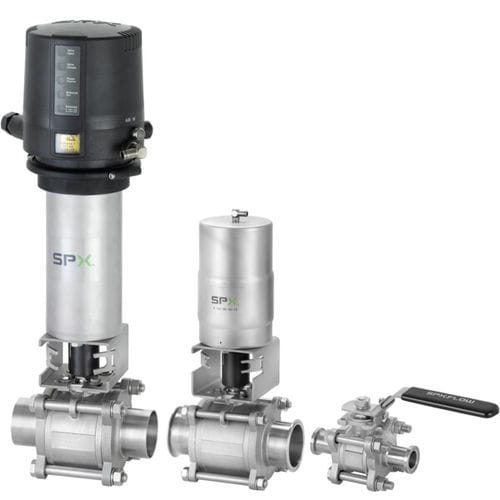 Valvola a sfera - BLV1 series - APV - a leva / a comando pneumatico / di controllo