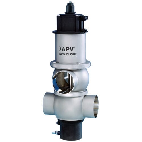 Valvola a sfera - DE series - APV - pneumatica / anti mescolamento / per acqua
