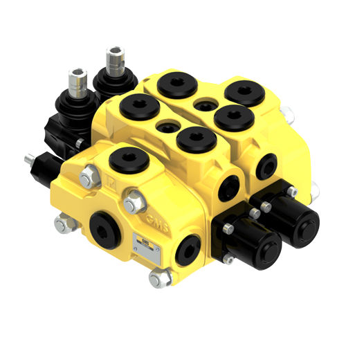 Distributore idraulico sezionale - 100L GS series - GMS Hydraulic Components - a cassetto / a comando assistito