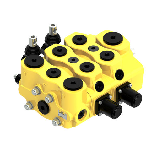 Distributore idraulico sezionale - 250L GS series - GMS Hydraulic Components - a cassetto / a comando assistito
