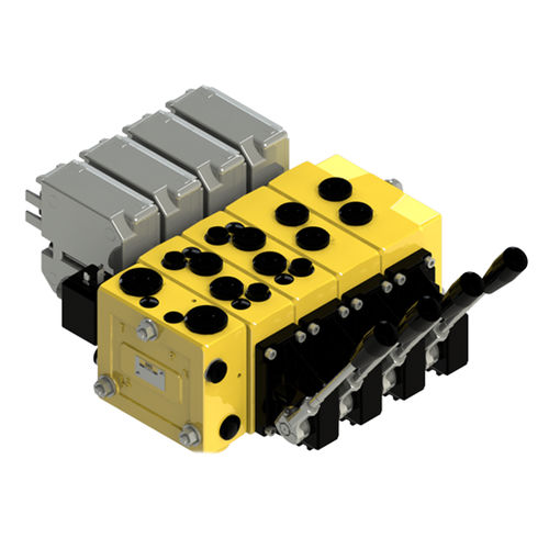 Distributore idraulico proporzionale - GPV 130 - GMS Hydraulic Components - a cassetto / a leva