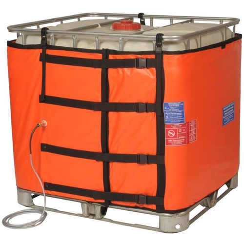 Coperta riscaldante su misura - LMK Thermosafe Ltd - ATEX / in silicone / per contenitore IBC