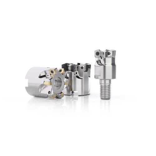 Utensile di fresatura a riccio - Highfeed 2 series - SECO TOOLS - a inserti / a spianare / per metallo