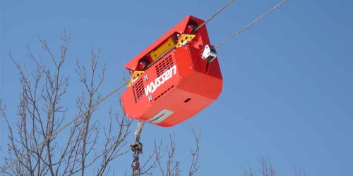 Carrello - paranco per sistema a cavo - Slackpuller - Wyssen Seilbahnen AG