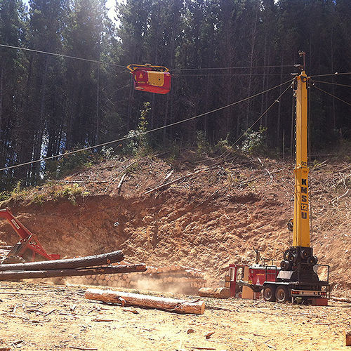 Gru mobile - KMS 4000 - Konrad Forsttechnik - telescopica / forestale / compatta