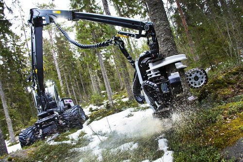 Abbattitrice forestale gommata - 5HP GT - Oy Logset Ab