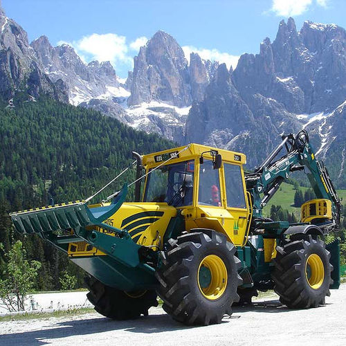 Esboscatrice forestale - HSM 805 - HSM - Hohenloher Spezial-Maschinenbau GmbH & Co. K - con griffa