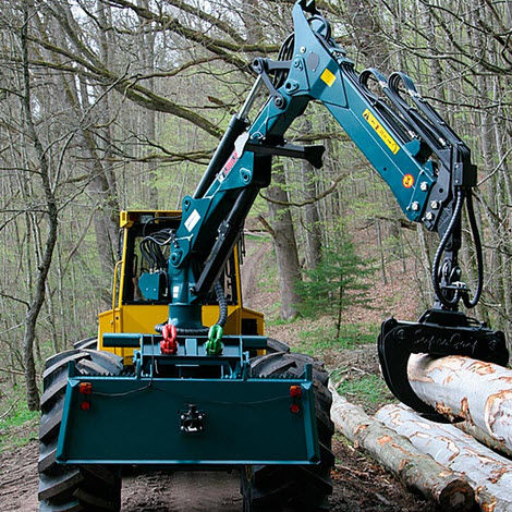 Esboscatrice forestale - HSM 904 - HSM - Hohenloher Spezial-Maschinenbau GmbH & Co. K - con griffa