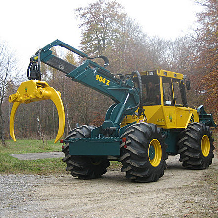 Esboscatrice forestale - HSM 904Z - HSM - Hohenloher Spezial-Maschinenbau GmbH & Co. K - con griffa