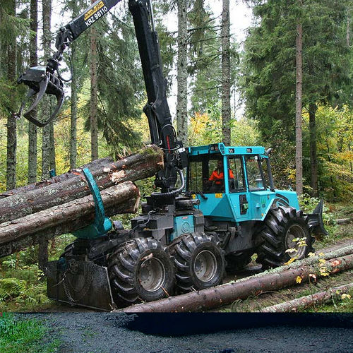 Esboscatrice forestale - HSM 904 6WD - HSM - Hohenloher Spezial-Maschinenbau GmbH & Co. K - con griffa