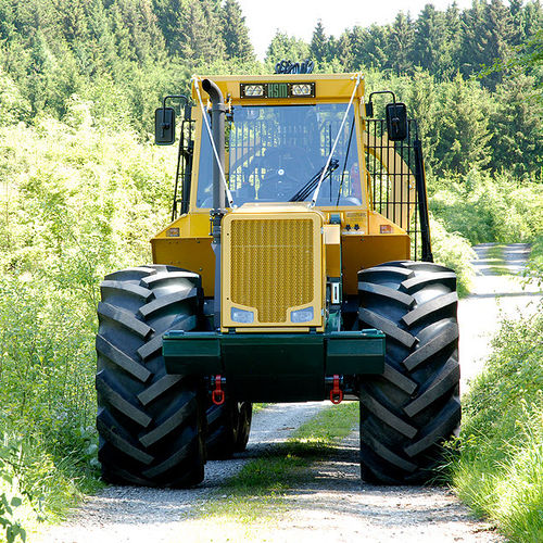 Abbattitrice forestale gommata - HSM 904F Kombi - HSM - Hohenloher Spezial-Maschinenbau GmbH & Co. K - caricatore forestale