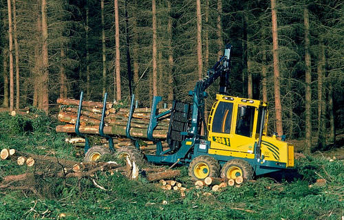 Caricatore forestale - HSM 208F 9t  - HSM - Hohenloher Spezial-Maschinenbau GmbH & Co. K