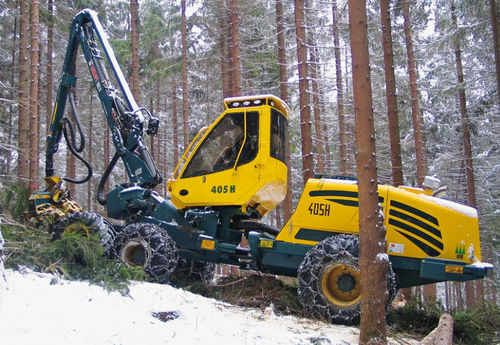 Abbattitrice forestale gommata - HSM 405 H1 6WD - HSM - Hohenloher Spezial-Maschinenbau GmbH & Co. K