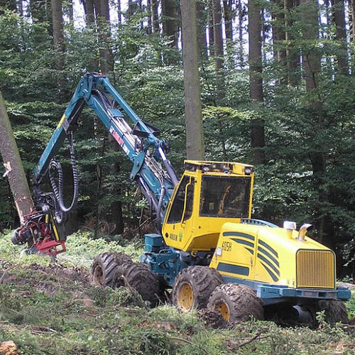 Abbattitrice forestale gommata - HSM 405 H1 8WD - HSM - Hohenloher Spezial-Maschinenbau GmbH & Co. K