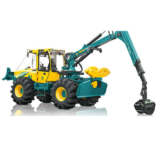 Esboscatrice forestale - HSM 805 6WD - HSM - Hohenloher Spezial-Maschinenbau GmbH & Co. K - con griffa