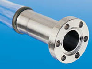 Adattatore idraulico per tubi - 4 7/8 - 8 3/8" | 7740 Pyrex®  - MDC vacuum products - con flangia / in acciaio inossidabile