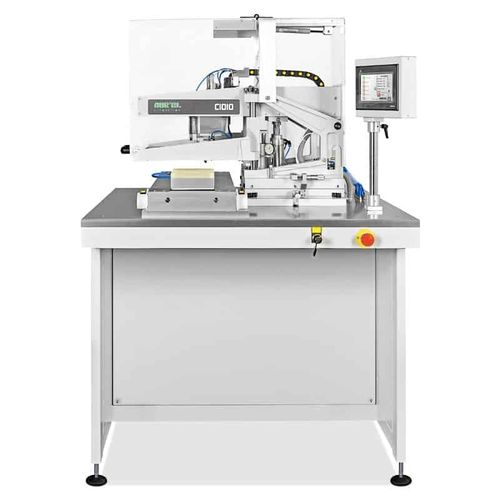 Macchina serigrafica automatica - C1010 - AUREL Automation Division - monocromatica / per dispositivi elettronici / a vuoto