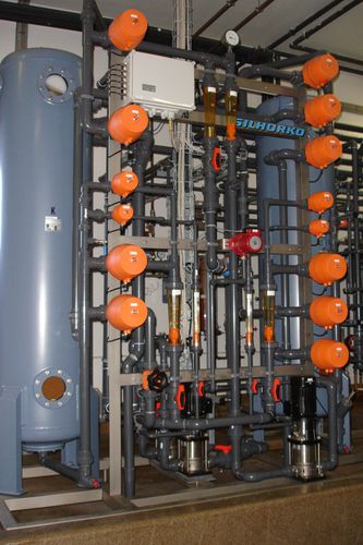 Stazione di demineralizzazione tramite resine scambiatrici di ioni - UPCORE - Silhorko-Eurowater A/S