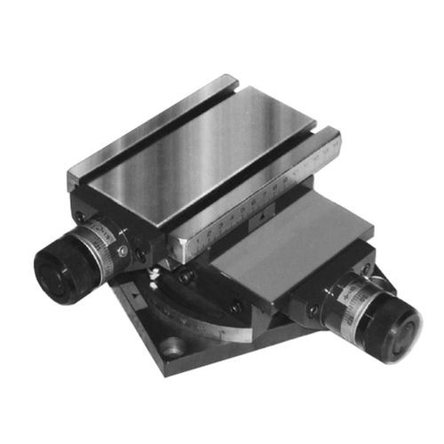 Piastra di posizionamento XY - MG MINI series - BAZUS - 2 assi / con base rotante
