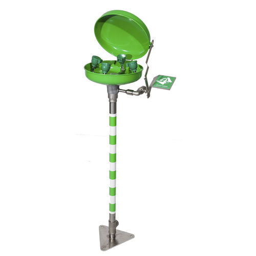Lavaocchi lavafaccia da terra - 792 3644 - GIA Premix AB - in plastica / in acciaio inossidabile