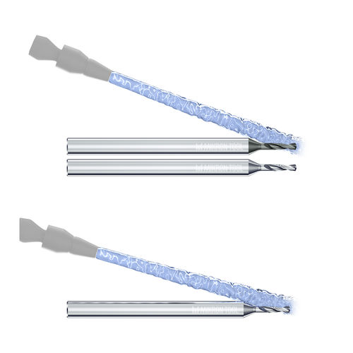 Punta integrale - CrazyDrill Flexpilot - Mikron Group - per ghisa / per alluminio / per acciaio