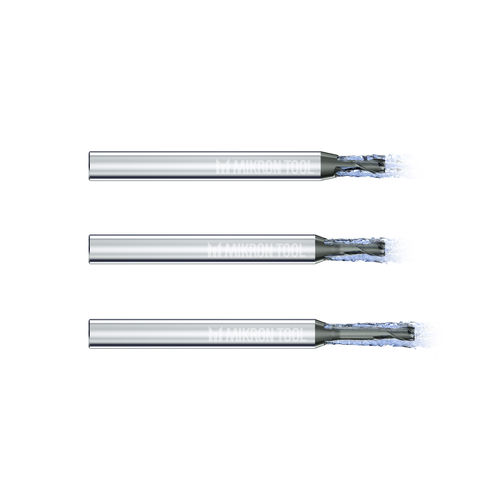 Fresa a raggio - CrazyMill Cool Z2 - Mikron Group - a codolo / integrale / di sgrossatura