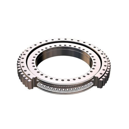 Ralla di orientamento a dentatura esterna - THB Bearings - a rulli / a tre corone / per lavori pubblici (gru, escavatori)