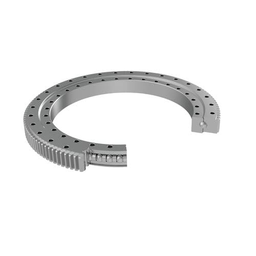 Ralla di orientamento a quattro punti di contatto - THB Bearings - a dentatura esterna / a sfere / per lavori pubblici (gru, escavatori)