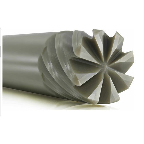 Fresa integrale - LSM 800 - CERAMTEC - a spianare / a immersione / per spallamento