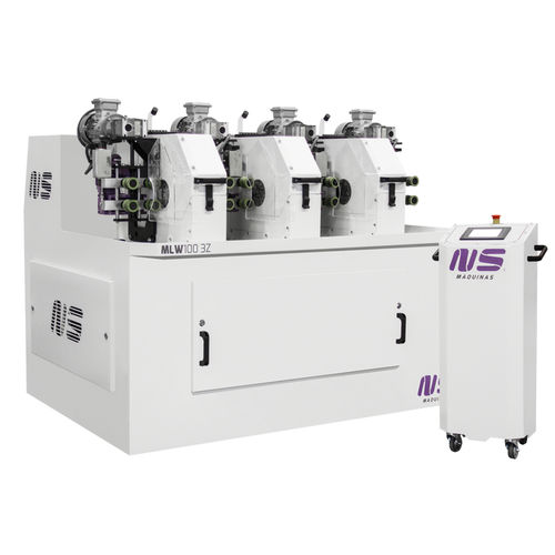 Macchina di finitura lucidatrice - MLW100 Z - NS Máquinas Industriais - per tubi / per metallo / automatica