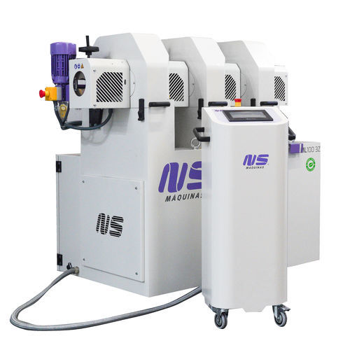 Macchina lucidatrice per tubi rotondi - ML100 Z - NS Máquinas Industriais - per metalli / di finitura / automatica