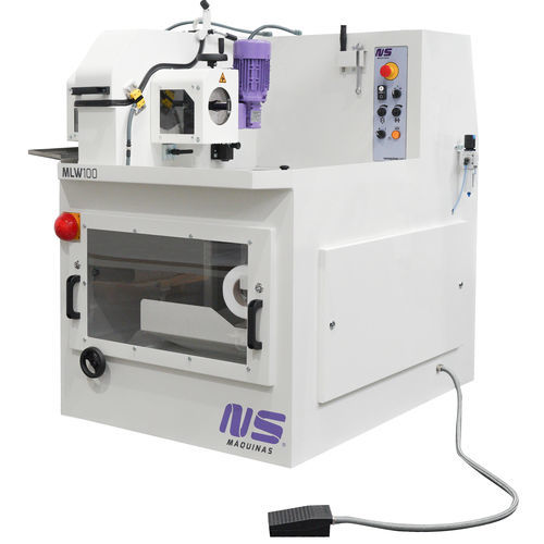Macchina lucidatrice per tubi rotondi - MLW100 - NS Máquinas Industriais - per metalli / di finitura / ad umido