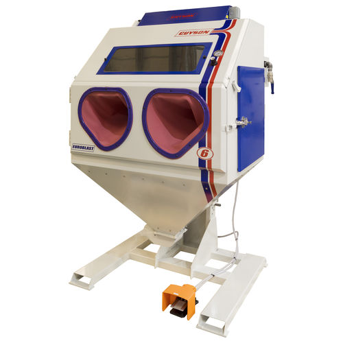 Cabina di sabbiatura ad altezza regolabile - Euroblast Select - GUYSON - a pressione / manuale / per applicazioni mediche